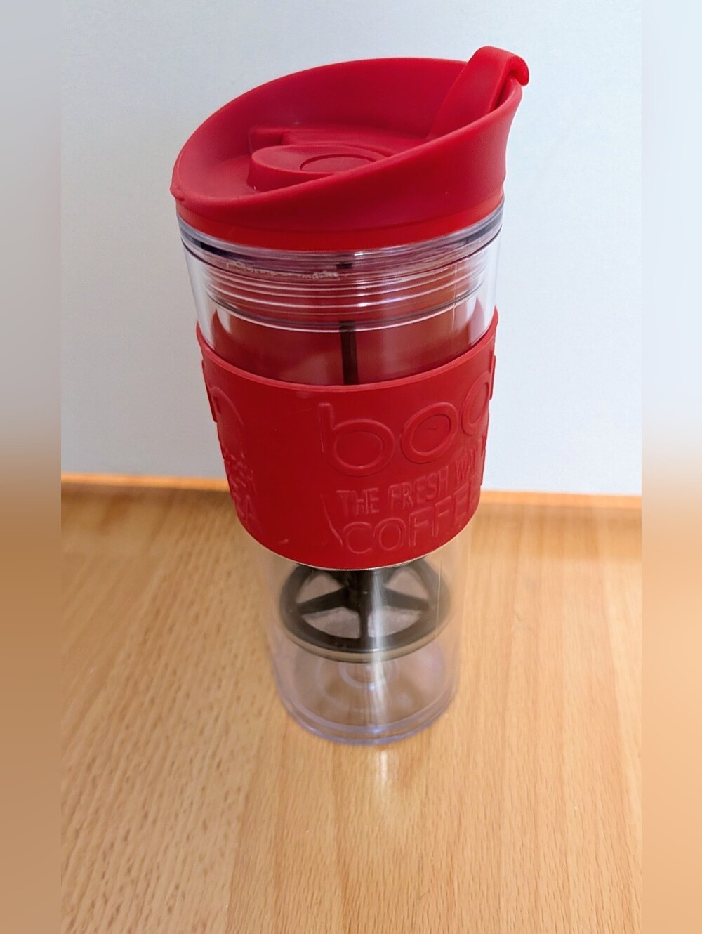 Bodum Red Travel French Press Tumbler